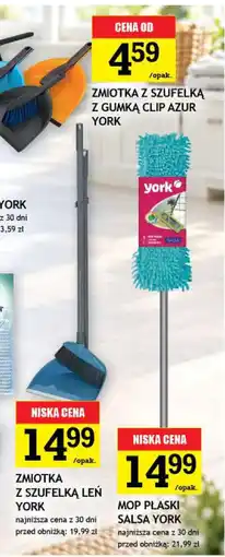 Gram Market Zmiotka z szufelką z gumką clip azur York oferta