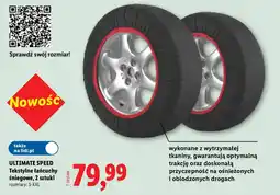 Lidl ULTIMATE SPEED Tekstylny tańcuchy śniegowe oferta