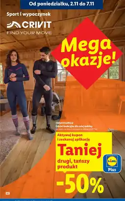 Lidl Crivit/ Lupilu Odzież funkcyjna oferta