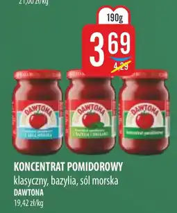 MOKPOL Koncentrat Pomidorowy klasyczny, bazylia, sól morska Dawtona oferta