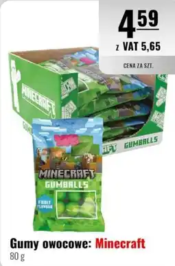 Eurocash Gumy owocowe: Minecraft oferta