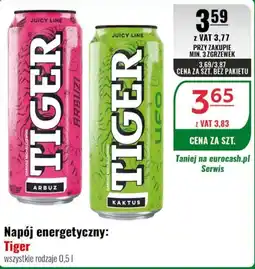 Eurocash Napój energetyczny: Tiger oferta