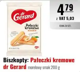 Eurocash Biszkopty: Pałeczki kremowe dr Gerard morelowy smak oferta