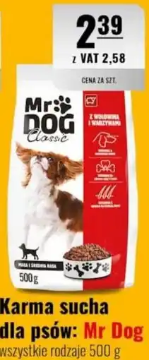 Eurocash Karma sucha dla psów: Mr Dog Classic oferta