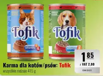 Karma dla kotów/psów: Tofik