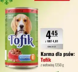 Eurocash Karma dla psów: Tofik z wołowiną oferta