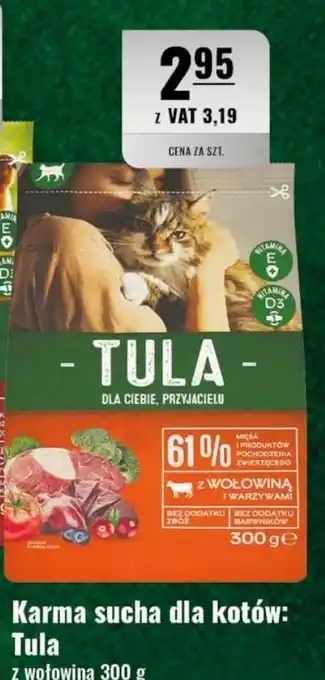 Karma sucha dla kotów: Tula