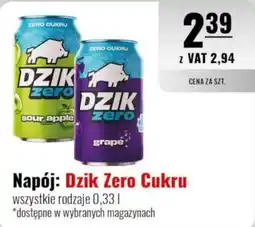 Eurocash Napój: Dzik Zero Cukru oferta