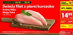 Biedronka Świeży filet z piersi kurczaka Kraina Mięs, Mega Paka oferta