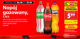 Biedronka Napój gazowany Coca-Cola, Fanta, Sprite, Kinley oferta