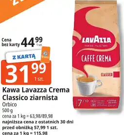 E.Leclerc Kawa ziarnista Lavazza Crema Classico oferta