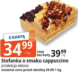 E.Leclerc Stefanka o smaku cappuccino produkcja własna oferta