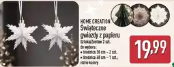 ALDI HOME CREATION Świąteczne gwiazdy z papieru oferta