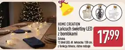 ALDI Home Creation Łańcuch świetlny LED z bombkami oferta