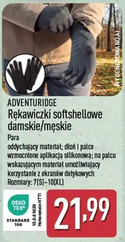 ALDI Rękawiczki softshellowe damskie/męskie oferta