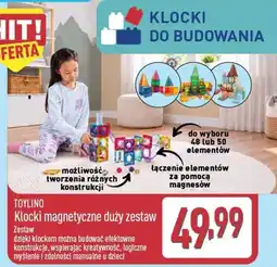 ALDI TOYLINO Klocki magnetyczne duży zestaw oferta