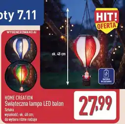ALDI Home Creation Świąteczna lampa LED balon oferta
