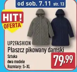 ALDI UP2FASHION Płaszcz pikowany damski oferta