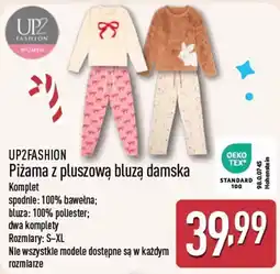 ALDI Piżama z pluszową bluzą damska UP2FASHION oferta