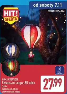 ALDI Home Creation Świąteczna lampa LED balon oferta