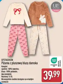 ALDI UP2FASHION Piżama z pluszową bluzą damska oferta