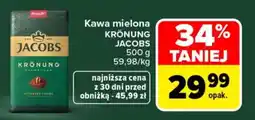 Carrefour Kawa mielona KRÖNUNG JACOBS oferta