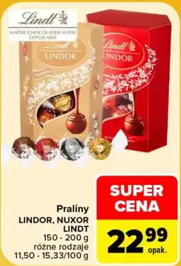 Carrefour Praliny LINDOR, NUXOR LINDT oferta