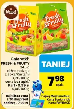 Carrefour Galaretki Fresh & Fruity oferta