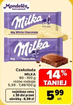 Carrefour Czekolada MILKA oferta