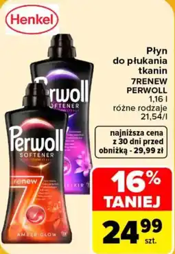 Carrefour Płyn do płukania tkanin Perwoll 7RENEW oferta