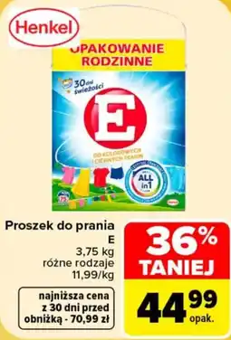 Carrefour Proszek do prania E oferta