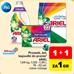 Carrefour Proszek, żel, kapsułki do prania* ARIEL oferta