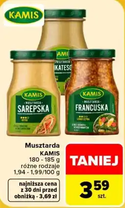 Carrefour Musztarda KAMIS oferta