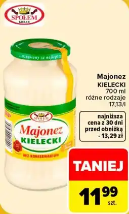 Carrefour Majonez Kielecki oferta