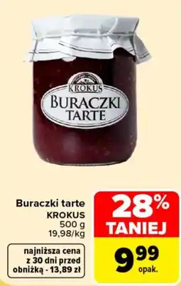 Carrefour Buraczki tarte KROKUS oferta