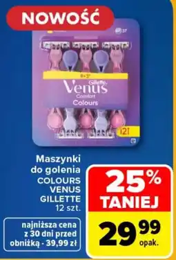 Carrefour Maszynki do golenia COLOURS VENUS GILLETTE oferta