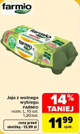Carrefour Jaja z wolnego wybiegu FARMIO oferta