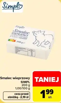 Carrefour Smalec wieprzowy SIMPL oferta