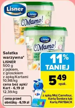 Carrefour Sałatka warzywna Lisner oferta