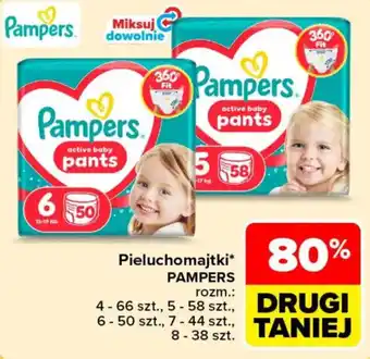 Pieluchomajtki Pampers