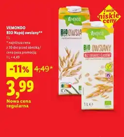 Lidl Napój owsiany Vemondo oferta