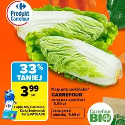 Carrefour Kapusta pekińska Carrefour oferta