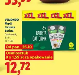 Lidl Napój owsiany barista Vemondo 8-pak oferta