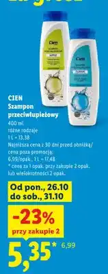 Lidl Szampon przeciwłupieżowy Apple Cien oferta