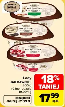 Carrefour Lody Jak Dawniej oferta