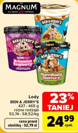 Carrefour Lody BEN & JERRY'S oferta