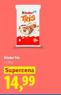 Lidl Kinder Tris 5-pak oferta