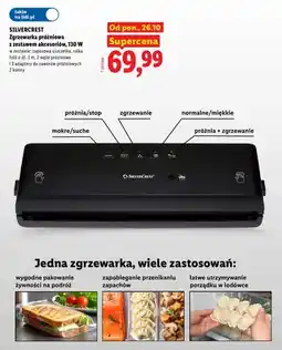 Lidl Zgrzewarka próżniowa z zestawem akcesoriów Silvercrest 130W oferta