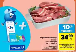 Carrefour Szponder wołowy oferta