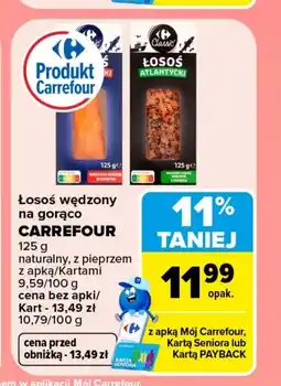 Carrefour Łosoś wędzony Carrefour oferta